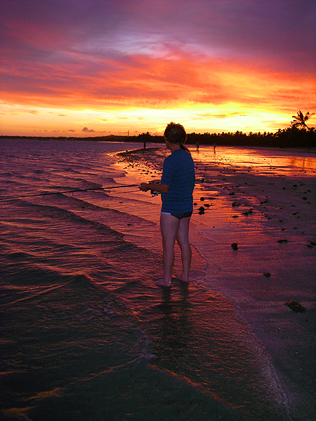I have to say that the cold, south coast of Dorset loses a bit of its appeal after Brazil.