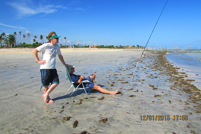 Back at Richard's home ground this was a more relaxed form of fishing.  Lots of fish but nothing big.