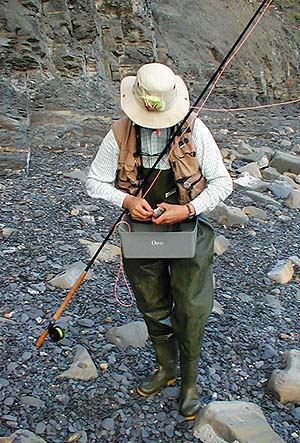 Small, stainless hooks are almost essential for saltwater fly fishing.