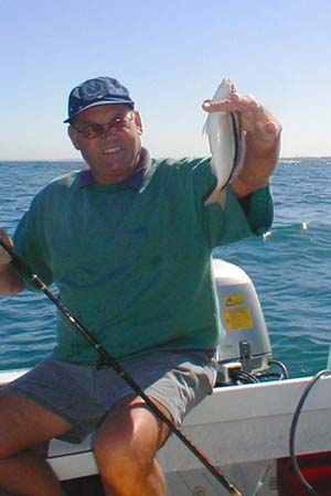 Just one of several nicely marked wrasse that we caught.