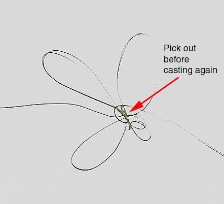 Gently pick the coils loose, never pull it tight.