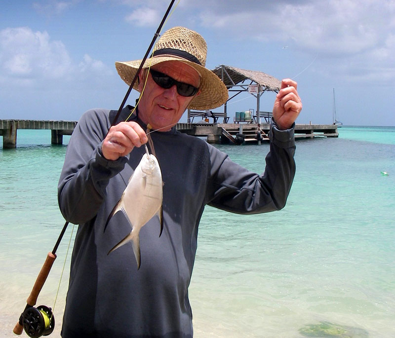 This was about the smallest one I landed.  These fish swim much faster than you might think from their appearance.