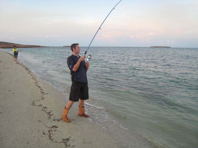 Nick into a fish from the shore.  I'm green with envy.