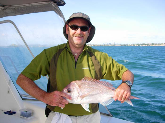 One of Alan's big fish taken on the soft plastic lure.
