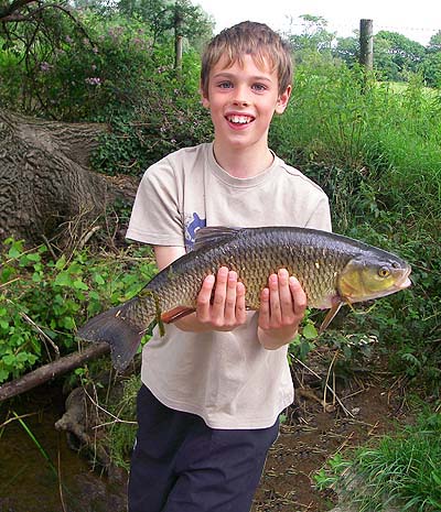 He's really getting the hang of fishing now.